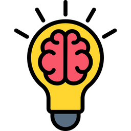 Brain Bulb  Icon