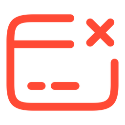 Card remove  Icon