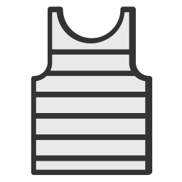 Striped Undershirt Summer Icon