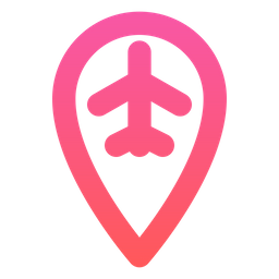 Airport pin  Icon