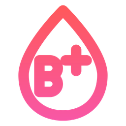 B positive blood  Icon