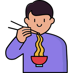 Eating Noodles  Icon