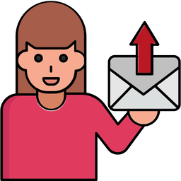 Holding Envelope  Icon