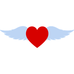 Flying Heart Heart Wings Love Wings アイコン