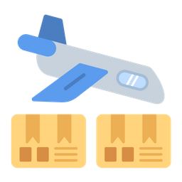 Airplane Delivery  Icon