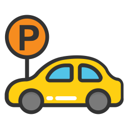 Car Parking Sign  Icon