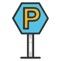 Car Parking Sign  Icon