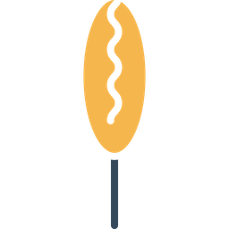 Corn dog  Icon