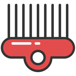 Afro Comb  Icon