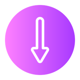 Down arrow  Icon