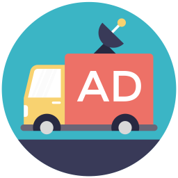 Broadcasting Ads  Icon