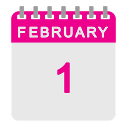 February Calendar  Icon