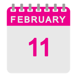 February Calendar  Icon