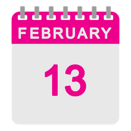 February Calendar  Icon