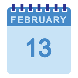 February  Calendar  Icon