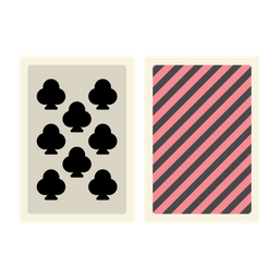 Eight of clubs  Icon