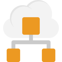 Cloud Network  Icon