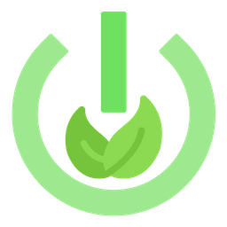 Eco Power Button  Icon