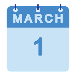 March Calendar  Icon