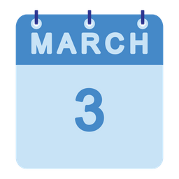 March Calendar  Icon