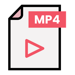 Mp 4 File  Icon