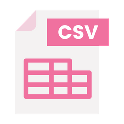 Csv File  Icon