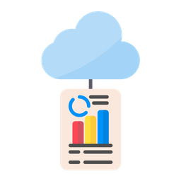 Cloud Reporting  Icon