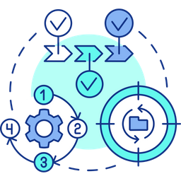 Ciclo de vida dos dados  Ícone