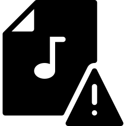 Datei Achtung  Symbol