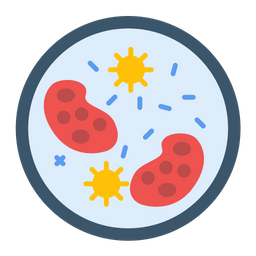 미생물  아이콘