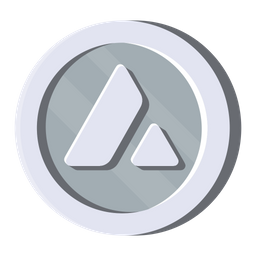 Avalanche Silver Coin  Icon