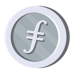 Filecoin Silver Coin  Icon