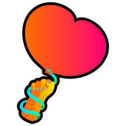 Love Balloon  Icon