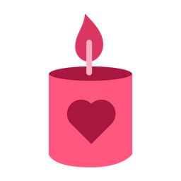 Love Candle  Icon