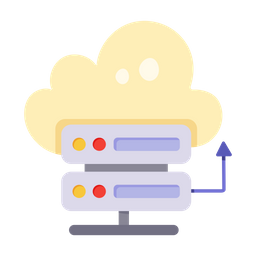 Cloud Hosting  Icon