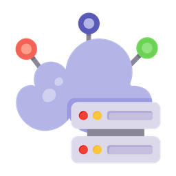 Cloud Hosting  Icon