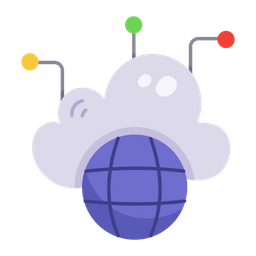 Cloud Hosting  Icon