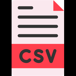 Comma Separated Values File  Icon