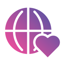 Globe love  Icon