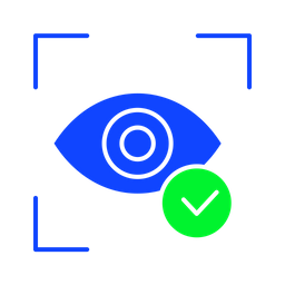 Eye scanner Verified  Icon