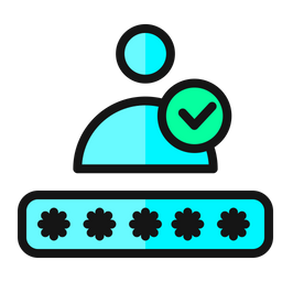 Contraseña Iniciar sesión Verificada  Icono