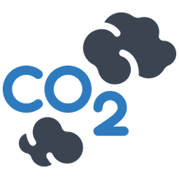 Carbon dioxide emission  Icon