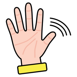 Hand Waving  Icon