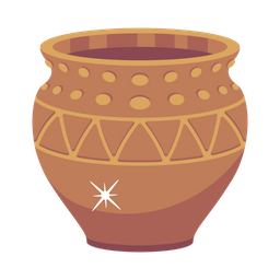 Pote de cerâmica  Ícone
