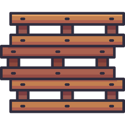 Base Wooden Pallet Crate Pallet Icon