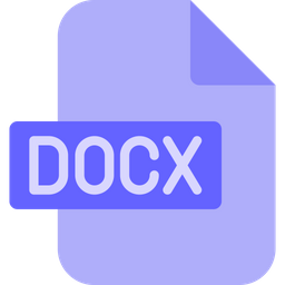 Docx file  Icon