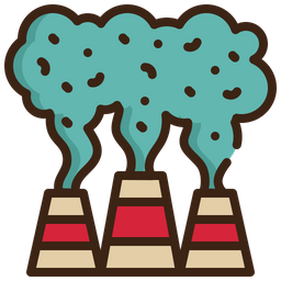 Factory Pollution  Icon