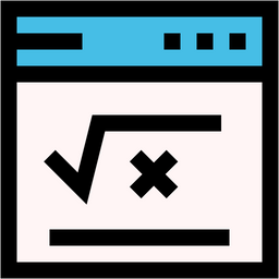 Online Math  Icon