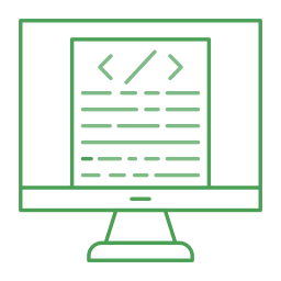 Coding webpage  Icon