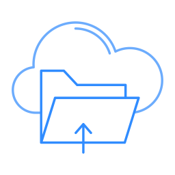 Cloud folder  Icon